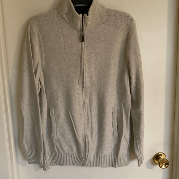 Tasso Elba Men zipped up Sweater size Large - Picture 1 of 7